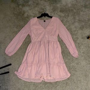 light pink flowy dress